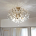 Brilagi - Πλαφονιέρα οροφής CRYSTAL 6xE14/60W/230V χρυσό