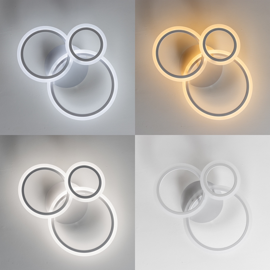 Brilagi - Πλαφονιέρα ντιμαριζόμενη LED ORBITS LED/40W/230V 3000-6500K λευκό + τηλεχειριστήριο