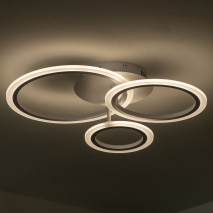 Brilagi - Πλαφονιέρα ντιμαριζόμενη LED ORBITS LED/40W/230V 3000-6500K λευκό + τηλεχειριστήριο