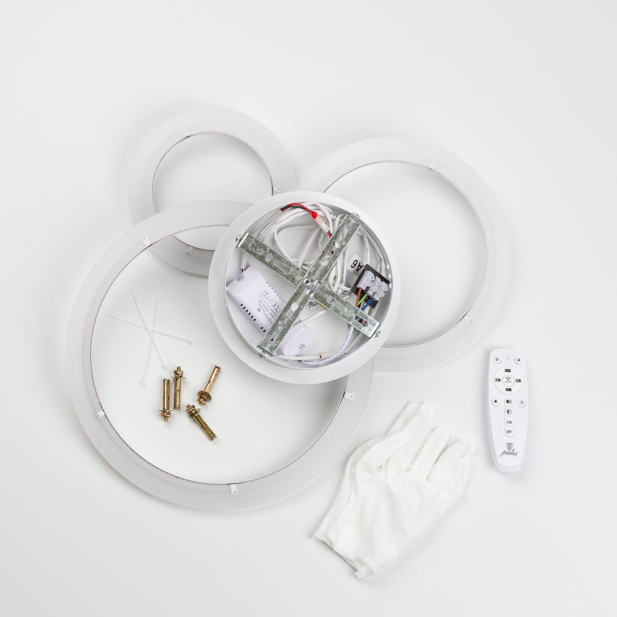 Brilagi - Πλαφονιέρα ντιμαριζόμενη LED ORBITS LED/40W/230V 3000-6500K λευκό + τηλεχειριστήριο