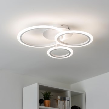 Brilagi - Πλαφονιέρα ντιμαριζόμενη LED ORBITS LED/40W/230V 3000-6500K λευκό + τηλεχειριστήριο