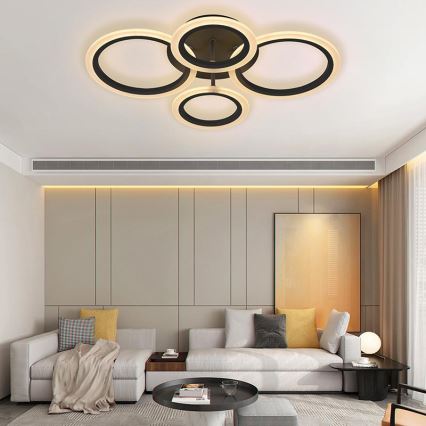 Brilagi - Πλαφονιέρα ντιμαριζόμενη LED ORBITS LED/50W/230V 3000-6500K + τηλεχειριστήριο