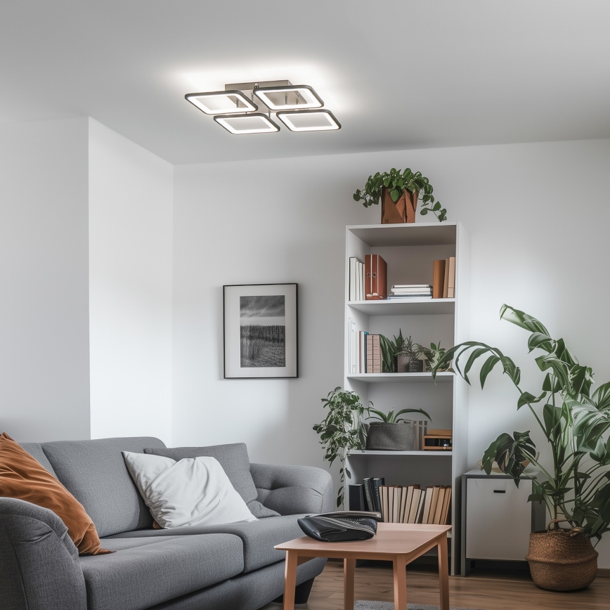 Brilagi - Πλαφονιέρα ντιμαριζόμενη LED SQUARED LED/85W/230V 3000-6500K + τηλεχειριστήριο