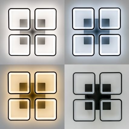 Brilagi - Πλαφονιέρα ντιμαριζόμενη LED SQUARED LED/85W/230V 3000-6500K + τηλεχειριστήριο