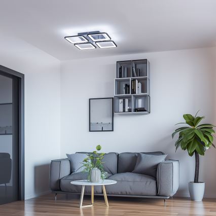 Brilagi - Πλαφονιέρα ντιμαριζόμενη LED SQUARED LED/85W/230V 3000-6500K + τηλεχειριστήριο