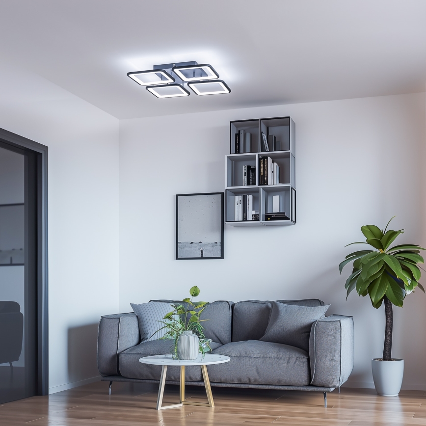 Brilagi - Πλαφονιέρα ντιμαριζόμενη LED SQUARED LED/85W/230V 3000-6500K + τηλεχειριστήριο