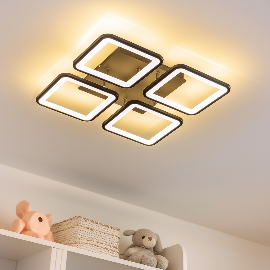 Brilagi - Πλαφονιέρα ντιμαριζόμενη LED SQUARED LED/85W/230V 3000-6500K + τηλεχειριστήριο
