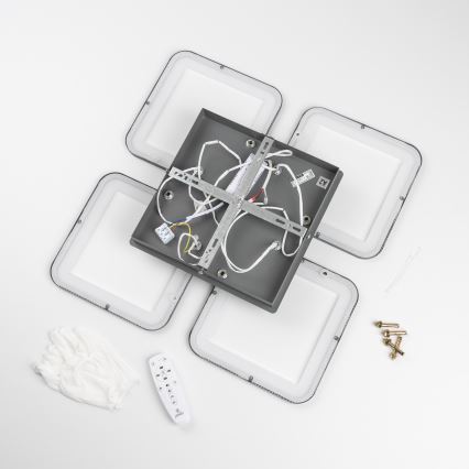 Brilagi - Πλαφονιέρα ντιμαριζόμενη LED SQUARED LED/85W/230V 3000-6500K + τηλεχειριστήριο