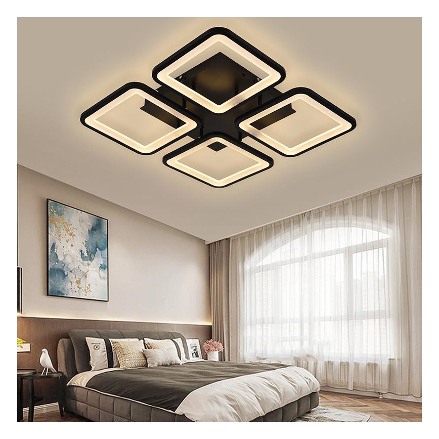 Brilagi - Πλαφονιέρα ντιμαριζόμενη LED SQUARED LED/85W/230V 3000-6500K + τηλεχειριστήριο