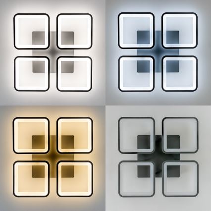 Brilagi - Πλαφονιέρα ντιμαριζόμενη LED SQUARED LED/85W/230V 3000-6500K + τηλεχειριστήριο