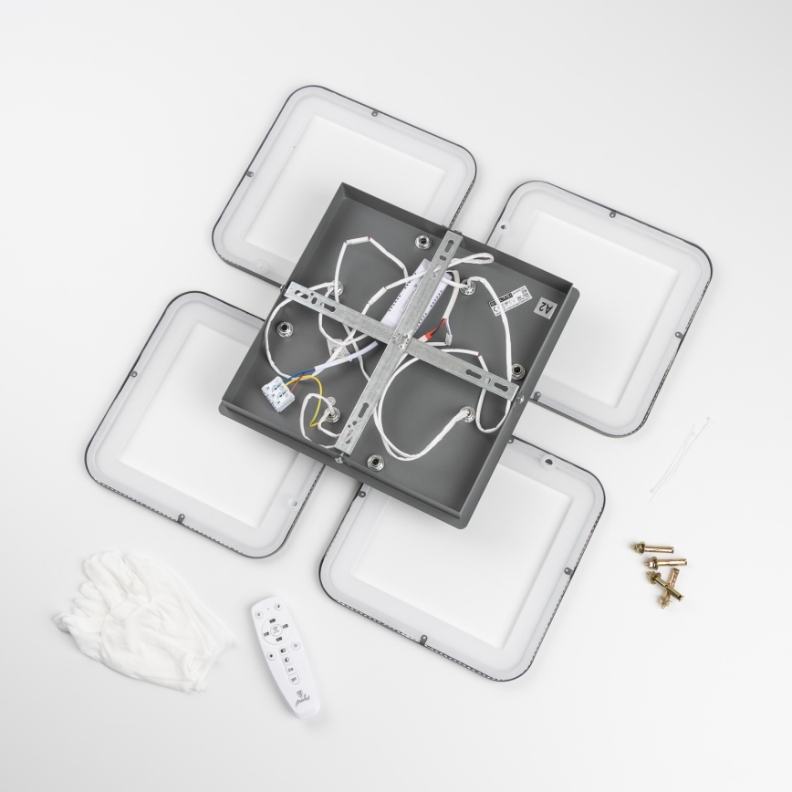 Brilagi - Πλαφονιέρα ντιμαριζόμενη LED SQUARED LED/85W/230V 3000-6500K + τηλεχειριστήριο
