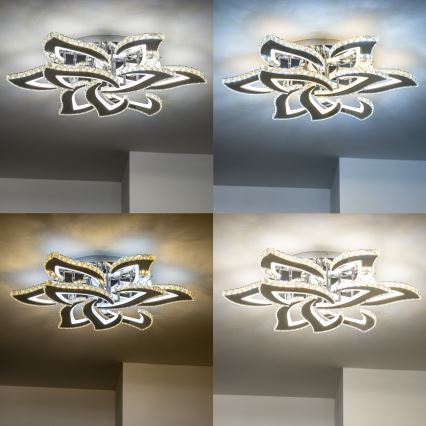 Brilagi - Πλαφονιέρα ντιμαριζόμενη LED TWIST LED/180W/230V 3000-6500K + τηλεχειριστήριο