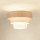 Brilagi - Πλαφονιέρα οροφής ALASKA LUNETA 1xE27/15W/230V διάμετρος 45 cm γκρι/κρεμ