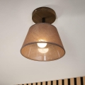Brilagi - Πλαφονιέρα οροφής ANTHONY 1xE14/60W/230V δρυς/καφέ