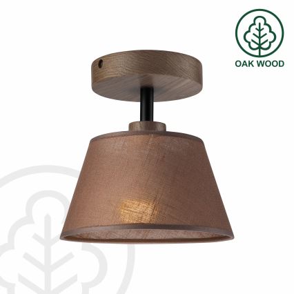 Brilagi - Πλαφονιέρα οροφής ANTHONY 1xE14/60W/230V δρυς/καφέ
