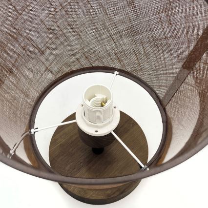 Brilagi - Πλαφονιέρα οροφής ANTHONY 1xE14/60W/230V δρυς/καφέ