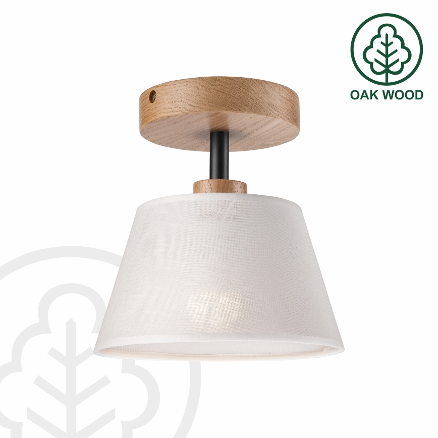 Brilagi - Πλαφονιέρα οροφής ANTHONY 1xE14/60W/230V δρυς/λευκό