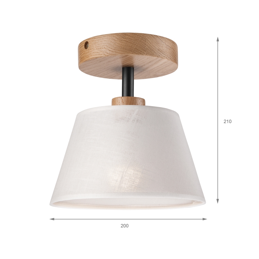 Brilagi - Πλαφονιέρα οροφής ANTHONY 1xE14/60W/230V δρυς/λευκό