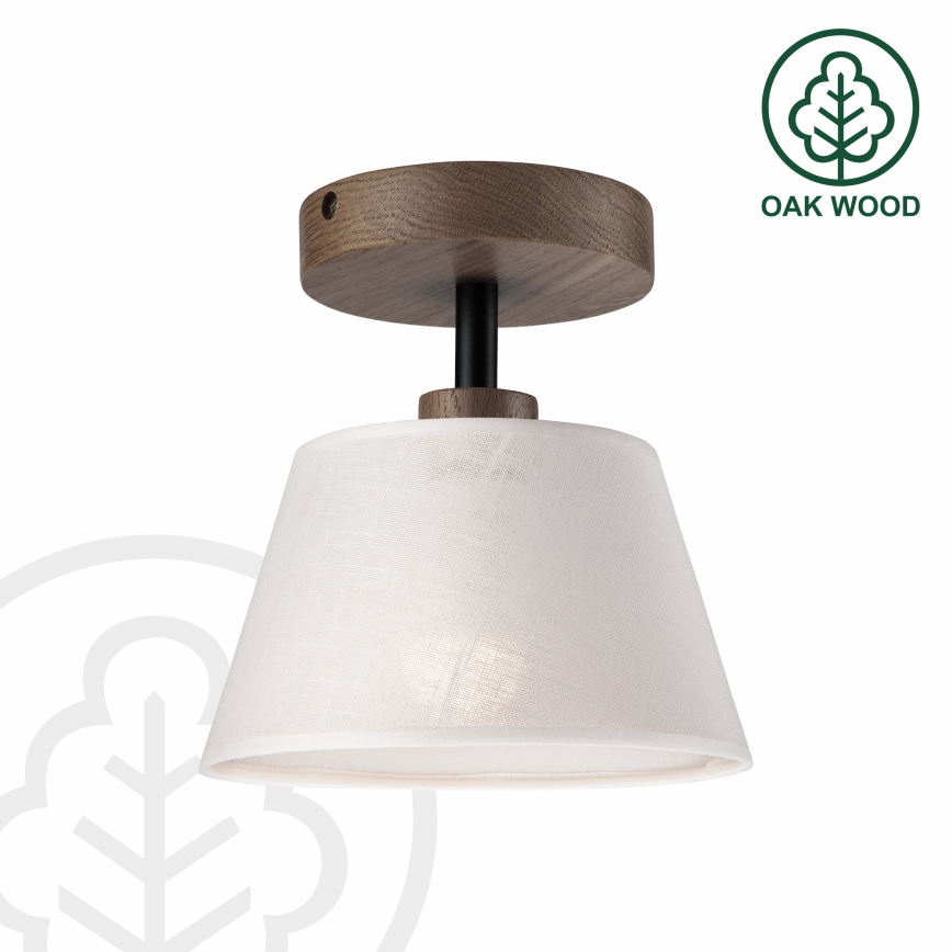 Brilagi - Πλαφονιέρα οροφής ANTHONY 1xE14/60W/230V δρυς/λευκό