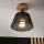Brilagi - Πλαφονιέρα οροφής ANTHONY 1xE14/60W/230V δρυς/μαύρο