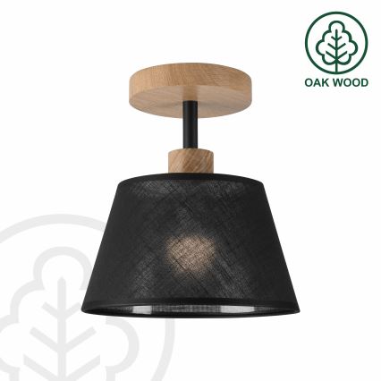 Brilagi - Πλαφονιέρα οροφής ANTHONY 1xE14/60W/230V δρυς/μαύρο