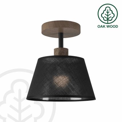 Brilagi - Πλαφονιέρα οροφής ANTHONY 1xE14/60W/230V δρυς/μαύρο