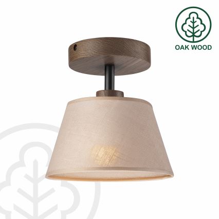 Brilagi - Πλαφονιέρα οροφής ANTHONY 1xE14/60W/230V δρυς/μπεζ