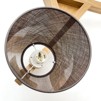 Brilagi - Πλαφονιέρα οροφής ANTHONY 3xE14/40W/230V δρυς/καφέ
