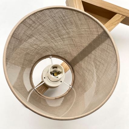 Brilagi - Πλαφονιέρα οροφής ANTHONY 3xE14/40W/230V δρυς/μπεζ