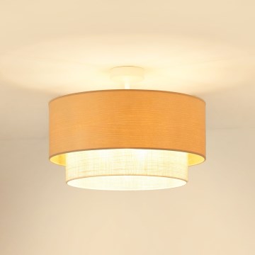 Brilagi - Πλαφονιέρα οροφής ARIZONA BOHO 1xE27/15W/230V διάμετρος 45 cm κρεμ/μπεζ