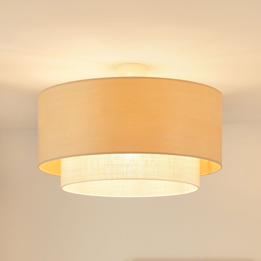 Brilagi - Πλαφονιέρα οροφής ARIZONA BOHO 1xE27/15W/230V διάμετρος 60 cm μπεζ