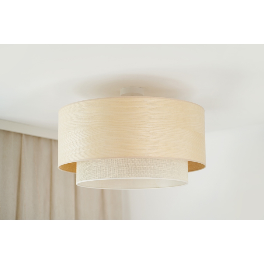 Brilagi - Πλαφονιέρα οροφής ARIZONA BOHO 1xE27/15W/230V διάμετρος 60 cm μπεζ