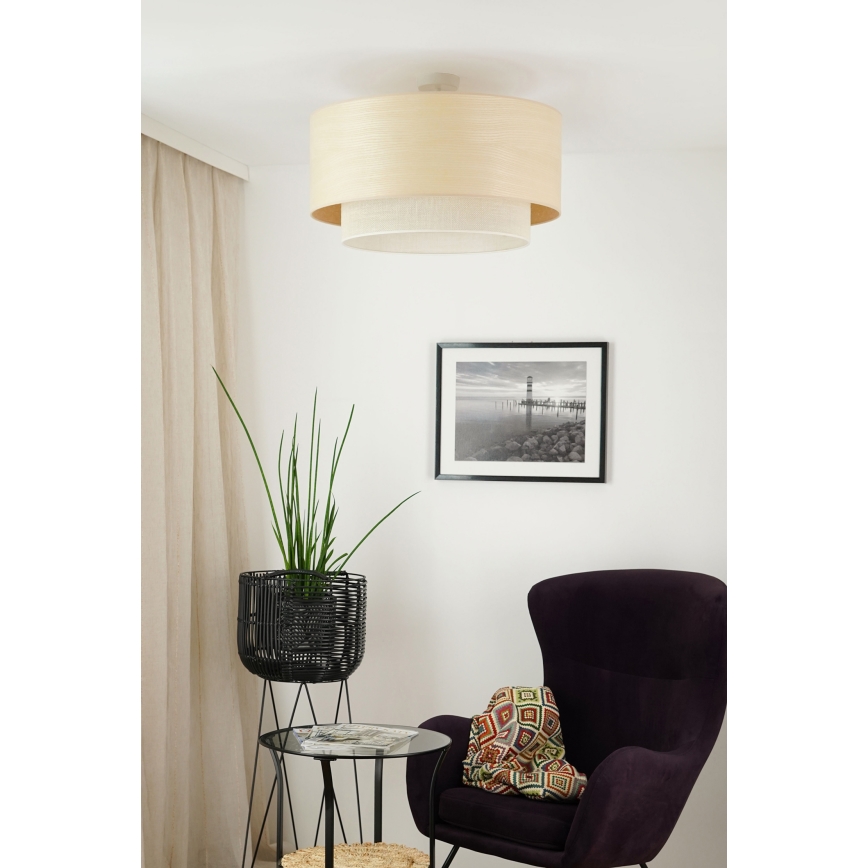 Brilagi - Πλαφονιέρα οροφής ARIZONA BOHO 1xE27/15W/230V διάμετρος 60 cm μπεζ