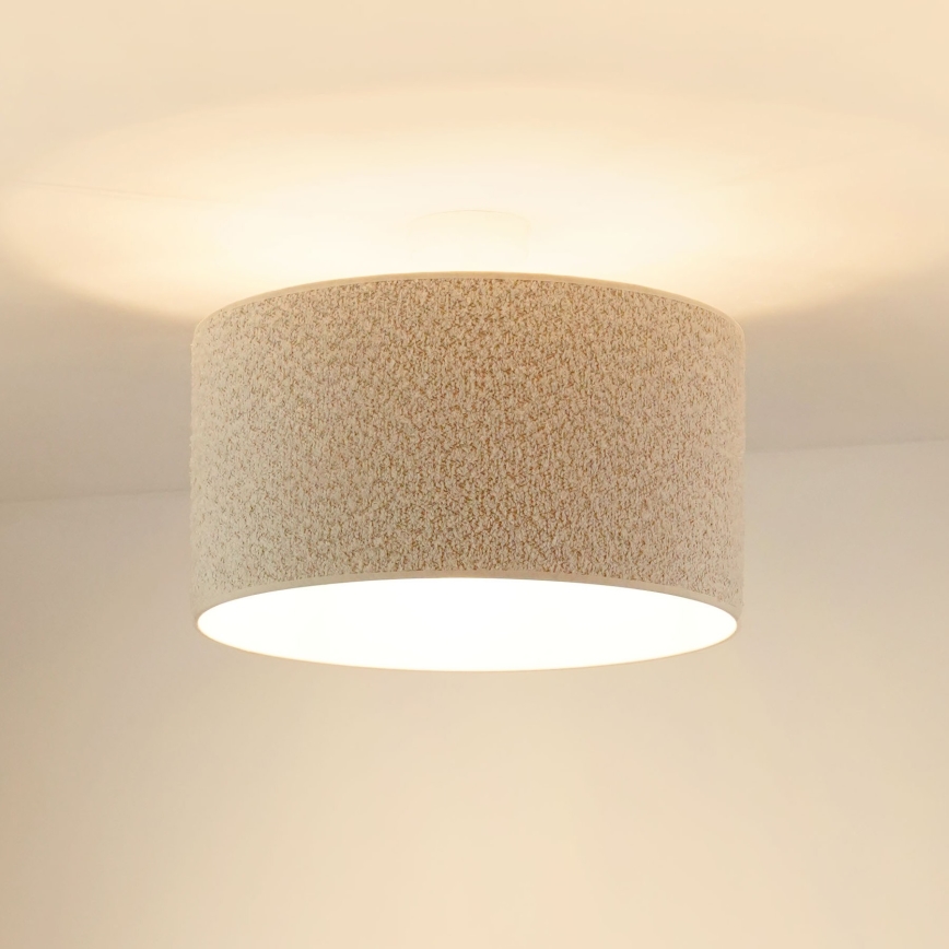 Brilagi - Πλαφονιέρα οροφής BOUCLE ROLLER 1xE27/15W/230V διάμετρος 45 cm κρεμ