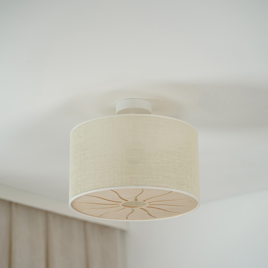 Brilagi - Πλαφονιέρα οροφής COUNTRY ROLLER 1xE27/15W/230V διάμετρος 45 cm κρεμ