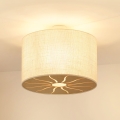 Brilagi - Πλαφονιέρα οροφής COUNTRY ROLLER 1xE27/15W/230V διάμετρος 50 cm κρεμ