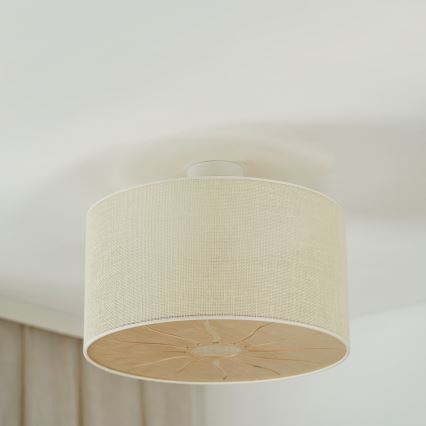 Brilagi - Πλαφονιέρα οροφής COUNTRY ROLLER 1xE27/15W/230V διάμετρος 50 cm κρεμ