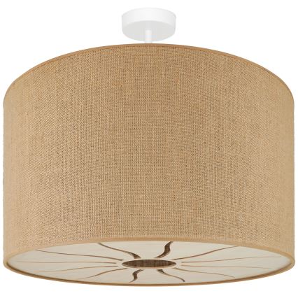 Brilagi - Πλαφονιέρα οροφής COUNTRY ROLLER 1xE27/15W/230V διάμετρος 50 cm μπεζ