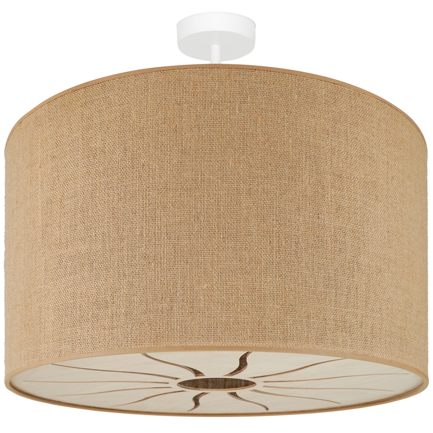 Brilagi - Πλαφονιέρα οροφής COUNTRY ROLLER 1xE27/15W/230V διάμετρος 50 cm μπεζ
