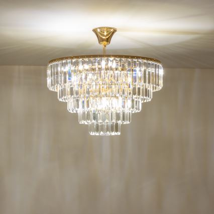Brilagi - Πλαφονιέρα οροφής CRYSTAL 5xE14/40W/230V χρυσό