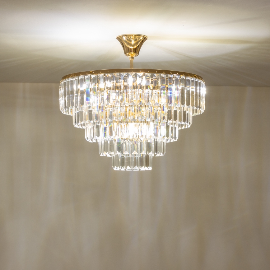 Brilagi - Πλαφονιέρα οροφής CRYSTAL 5xE14/40W/230V χρυσό