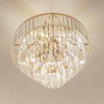 Brilagi - Πλαφονιέρα οροφής CRYSTAL 5xE14/40W/230V χρυσό