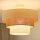 Brilagi - Πλαφονιέρα οροφής DENVER LUNETA 1xE27/15W/230V διάμετρος 45 cm μπεζ/καφέ/κρεμ