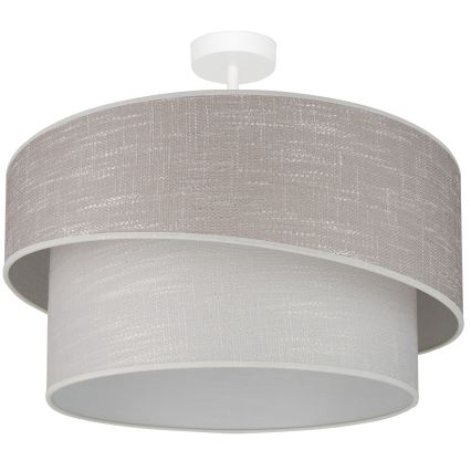 Brilagi - Πλαφονιέρα οροφής DOVER SHINE 1xE27/15W/230V διάμετρος 50 cm γκρι/κρεμ