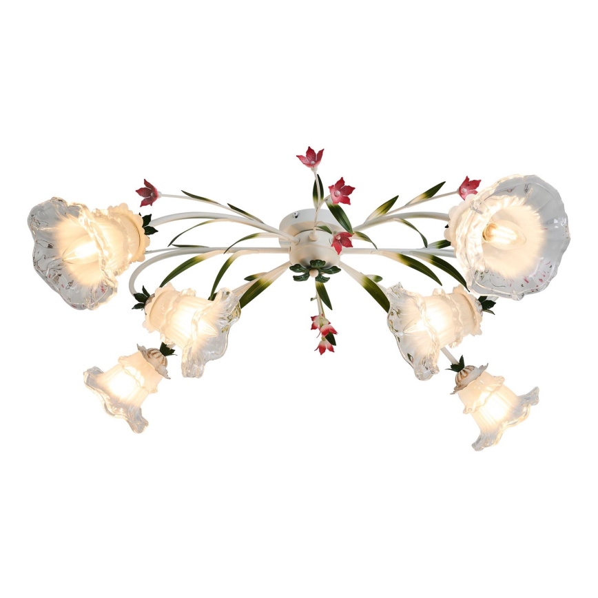 Brilagi - Πλαφονιέρα οροφής FLORA 6xE14/60W/230V