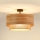 Brilagi - Πλαφονιέρα οροφής MONTANA BOHO 1xE27/15W/230V διάμετρος 45 cm καφέ