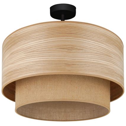 Brilagi - Πλαφονιέρα οροφής MONTANA BOHO 1xE27/15W/230V διάμετρος 45 cm καφέ