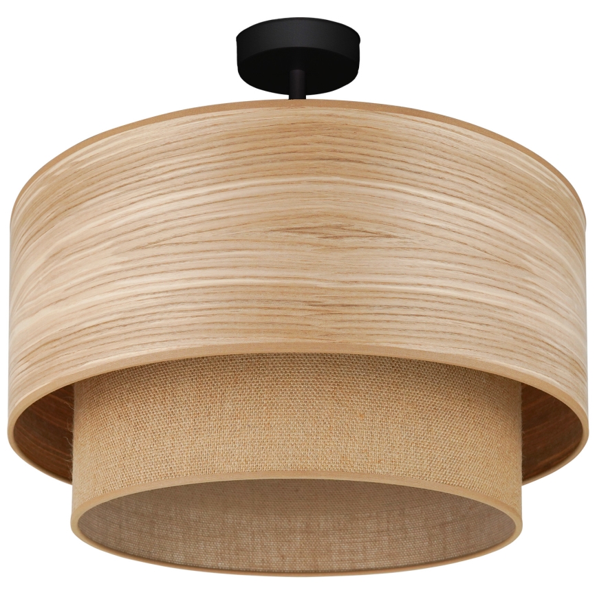 Brilagi - Πλαφονιέρα οροφής MONTANA BOHO 1xE27/15W/230V διάμετρος 45 cm καφέ