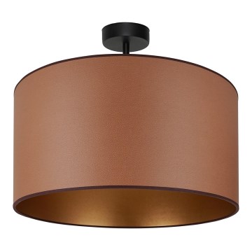 Brilagi - Πλαφονιέρα οροφής OREGON ROLLER VEGE 1xE27/15W/230V διάμετρος 45 cm καφέ