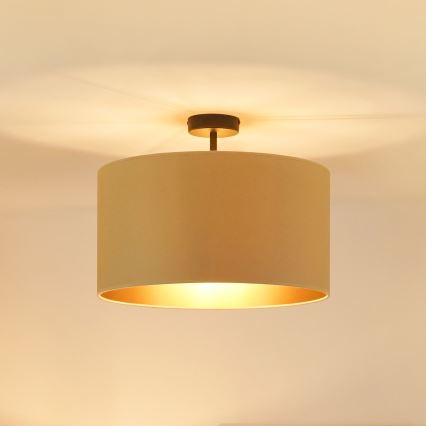 Brilagi - Πλαφονιέρα οροφής OREGON ROLLER VEGE 1xE27/15W/230V διάμετρος 45 cm μπεζ